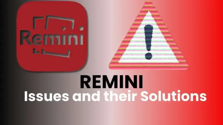 Remini network problems and their solutions.