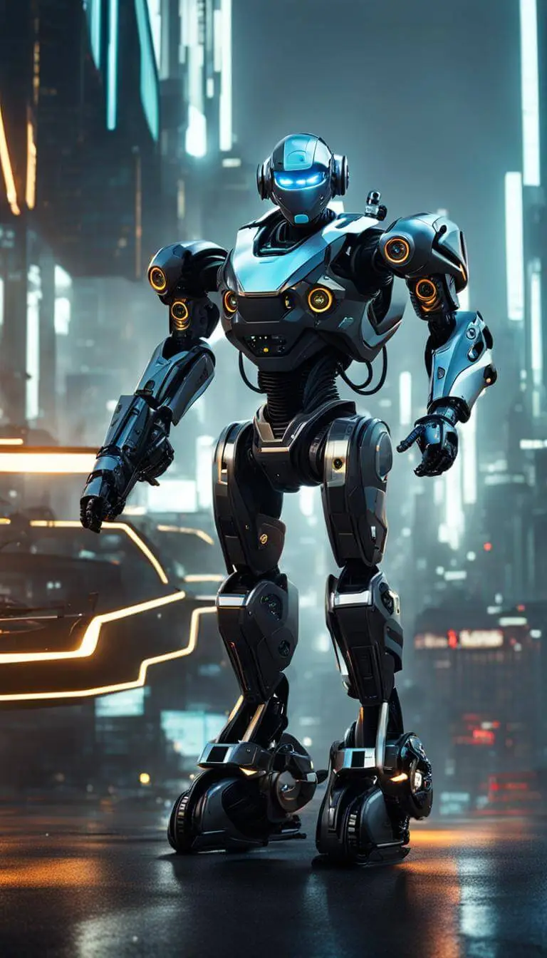 AI image of robot by Jasper Ai