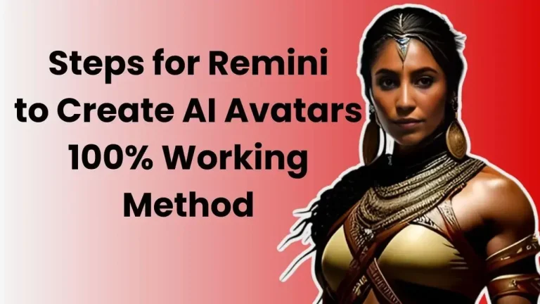 How to Create AI Avatar By Remini (100% Working)